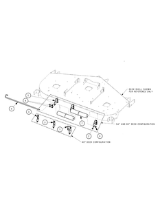 General Assembly Diagram and Parts List for 19A70019100 2013 Cub Cadet Lawn Tractor